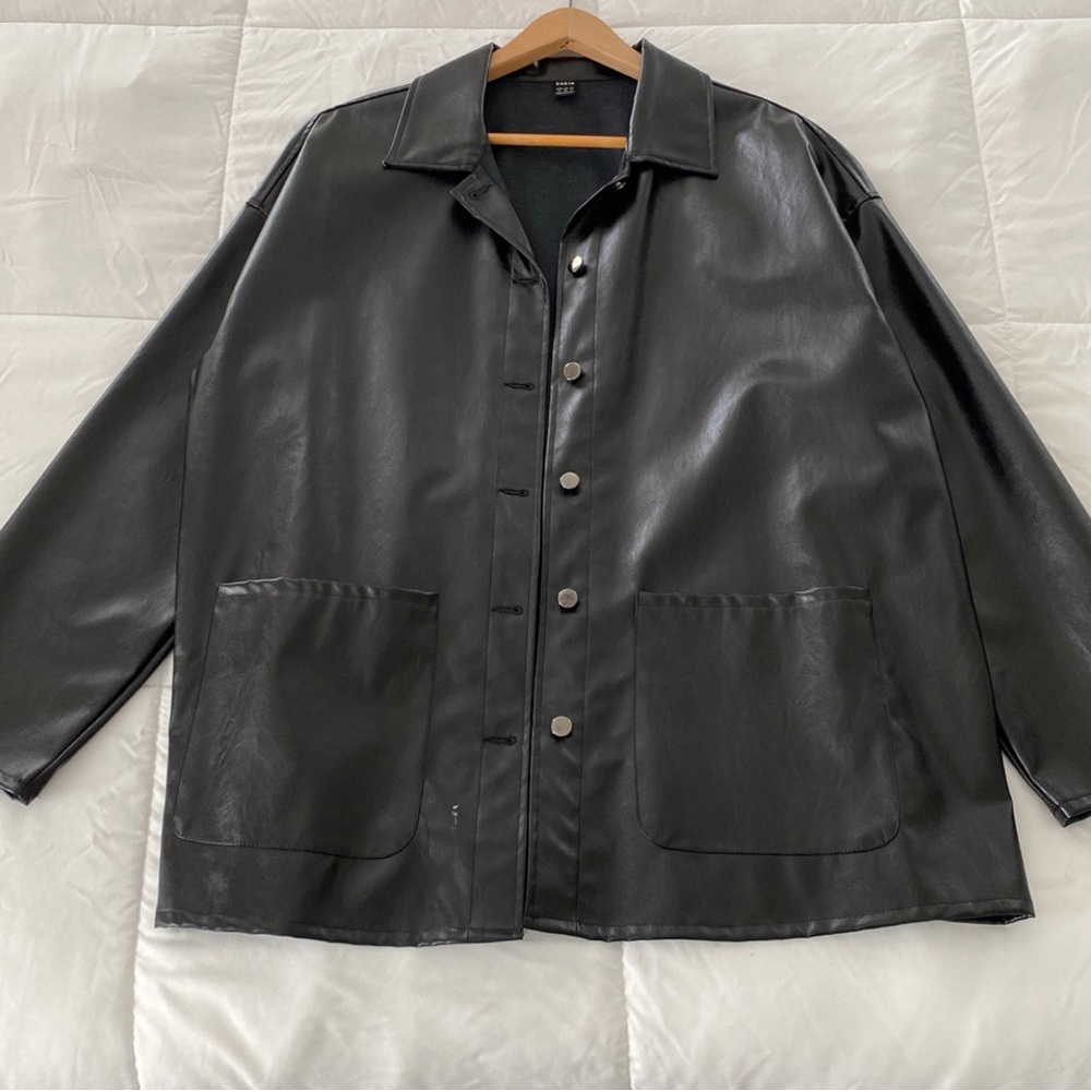 Shein leather jacket